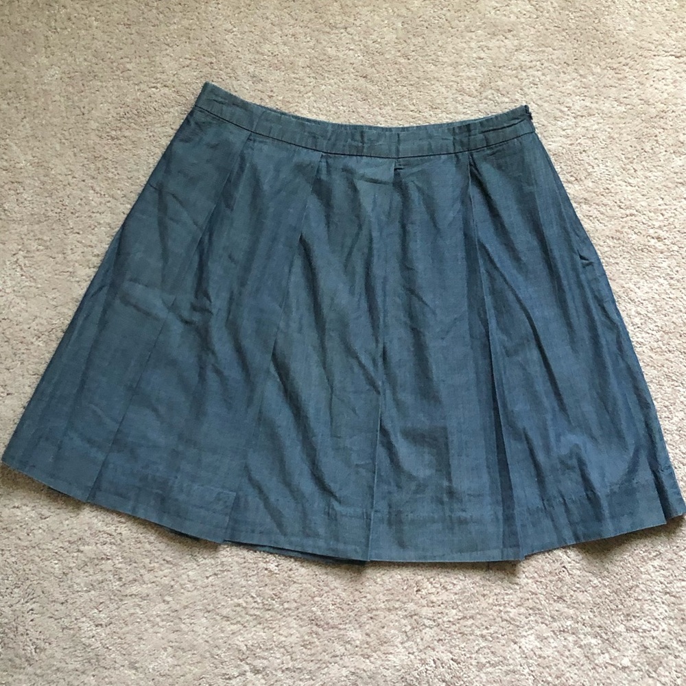 Martin + Osa Chambray Jean Skirt